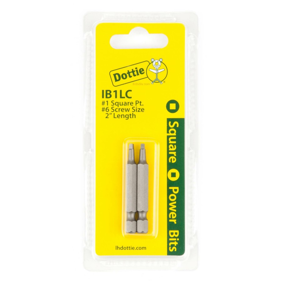 Tools & Specialty Items Dottie | #1 X 2'' Square Drive Power Bit (Carded)