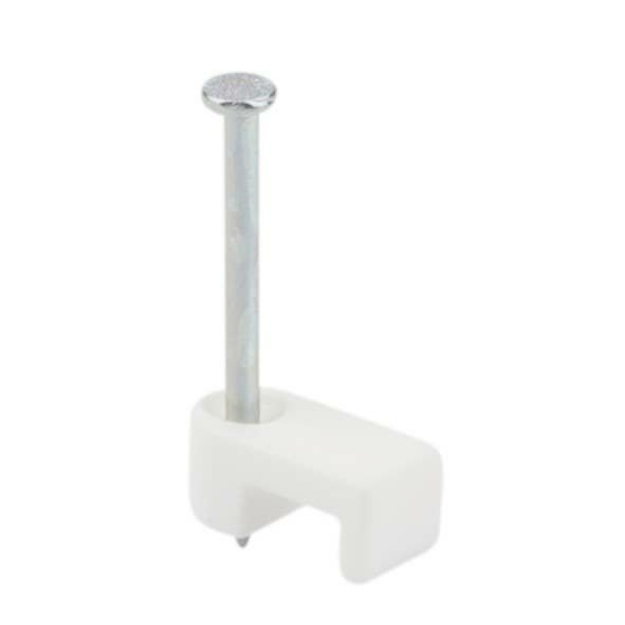 Fittings & Stampings Dottie | 1/4'' X 1/8'' White Bell Telephone And Thermostat Wire Strap