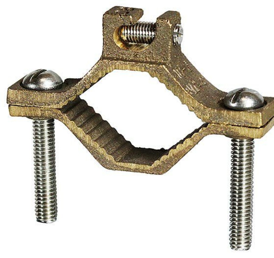 Fittings & Stampings Dottie | 1-1/4''-2'' Bronze Bare Ground Clamp W/ Lay In Lug