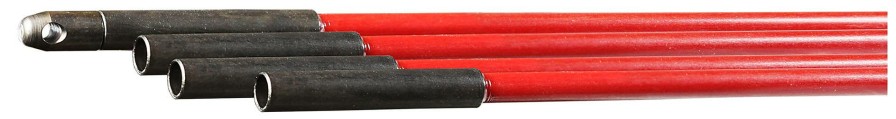 Chemicals & Tapes Dottie | 3/16'' X 12' Red Rod W/ Eye & Hook