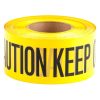 Chemicals & Tapes Dottie | 3'' X 1000' Yellow Barricade Tape (Caution Keep Out)