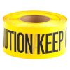 Chemicals & Tapes Dottie | 3'' X 300' Yellow Barricade Tape (Caution Keep Out)