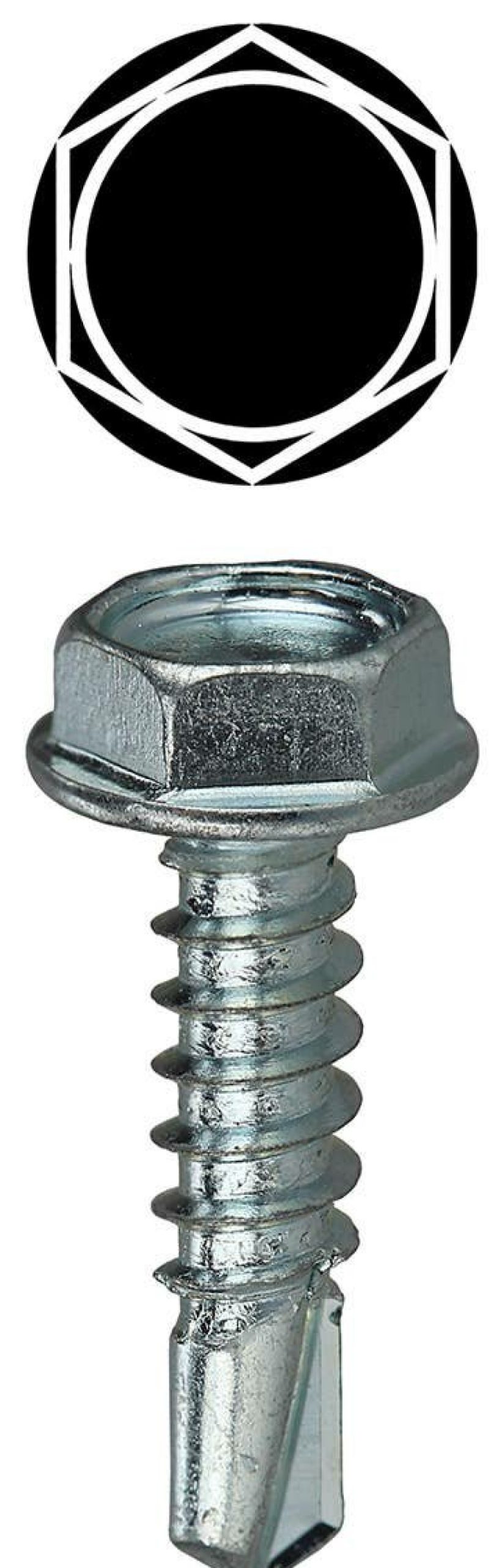 Core Products By Industry Dottie | #10 X 3/4'' Hex Washer Head Self Drilling Screw (Tuff Pack)