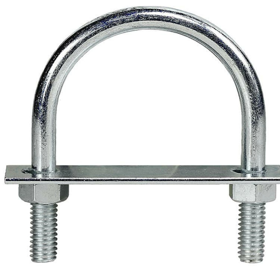 Fasteners & Hardware Dottie | 5/16''-18 X 2'' (Pipe Size) U-Bolt W/ Strap & Hex Nuts