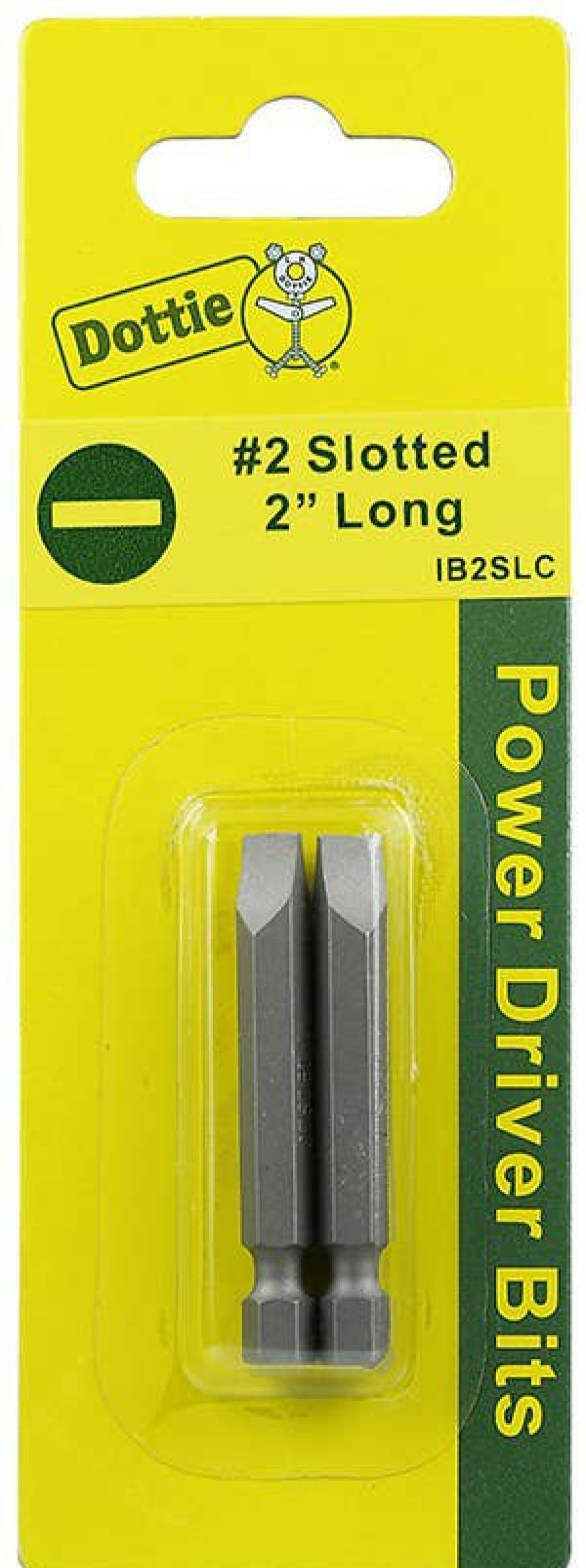 Tools & Specialty Items Dottie | #2 X 3'' Slotted Power Bit (Carded)