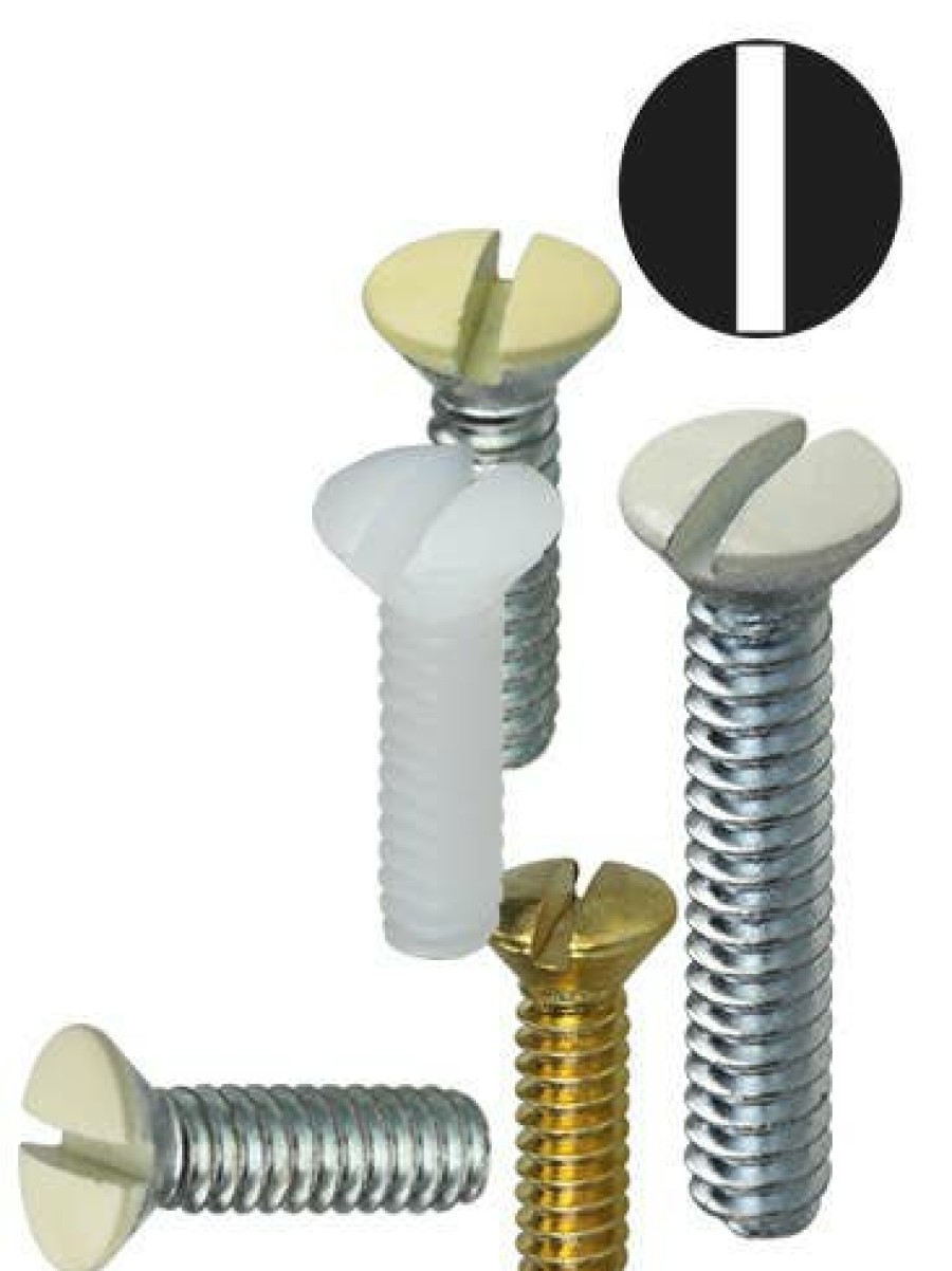 Core Products By Industry Dottie | #6-32 Assorted Wall Plate Screw Kit (12 Compartment)