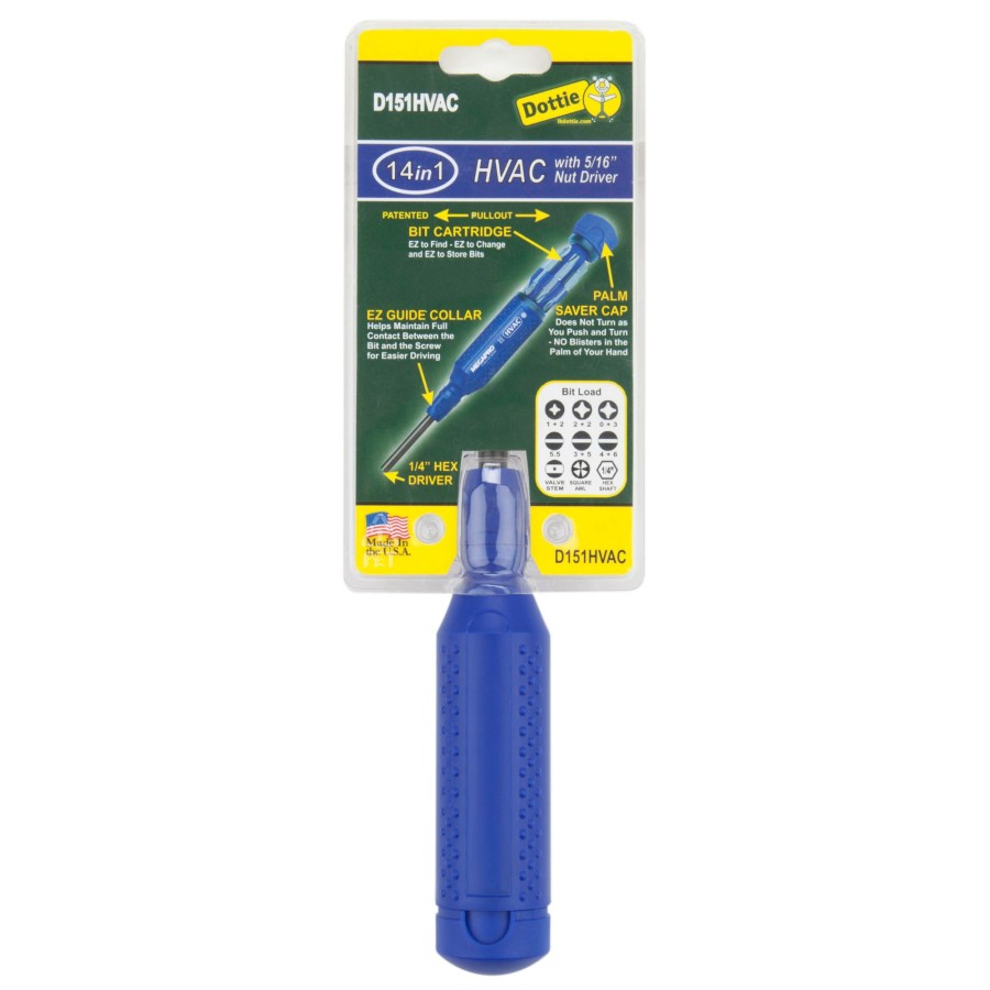 Tools & Specialty Items Dottie | 14 In 1 Hvac Screwdriver