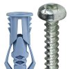 Anchors & Kits Dottie | #10 Blue Triple-Grip Anchor Kit W/ Pan Head Square Drive Screws