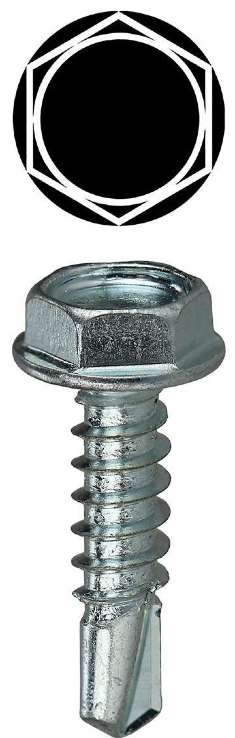 Core Products By Industry Dottie | #10 X 1-1/4'' Hex Washer Head Self Drilling Screw