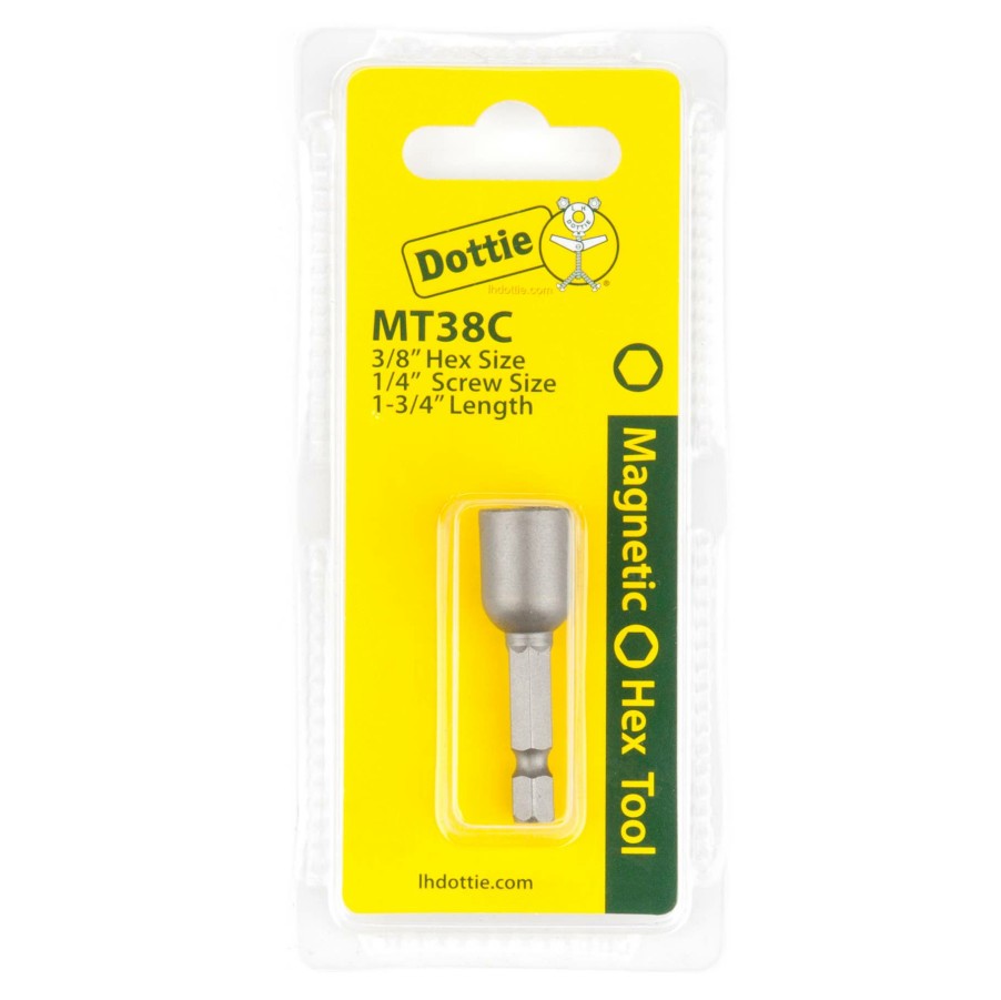 Tools & Specialty Items Dottie | 3/8'' X 1-3/4'' Magnetic Nut Driver (Carded)