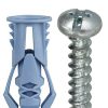 Anchors & Kits Dottie | #10 Blue Triple-Grip Anchor Kit W/ Pan Head Combo Drive Screws