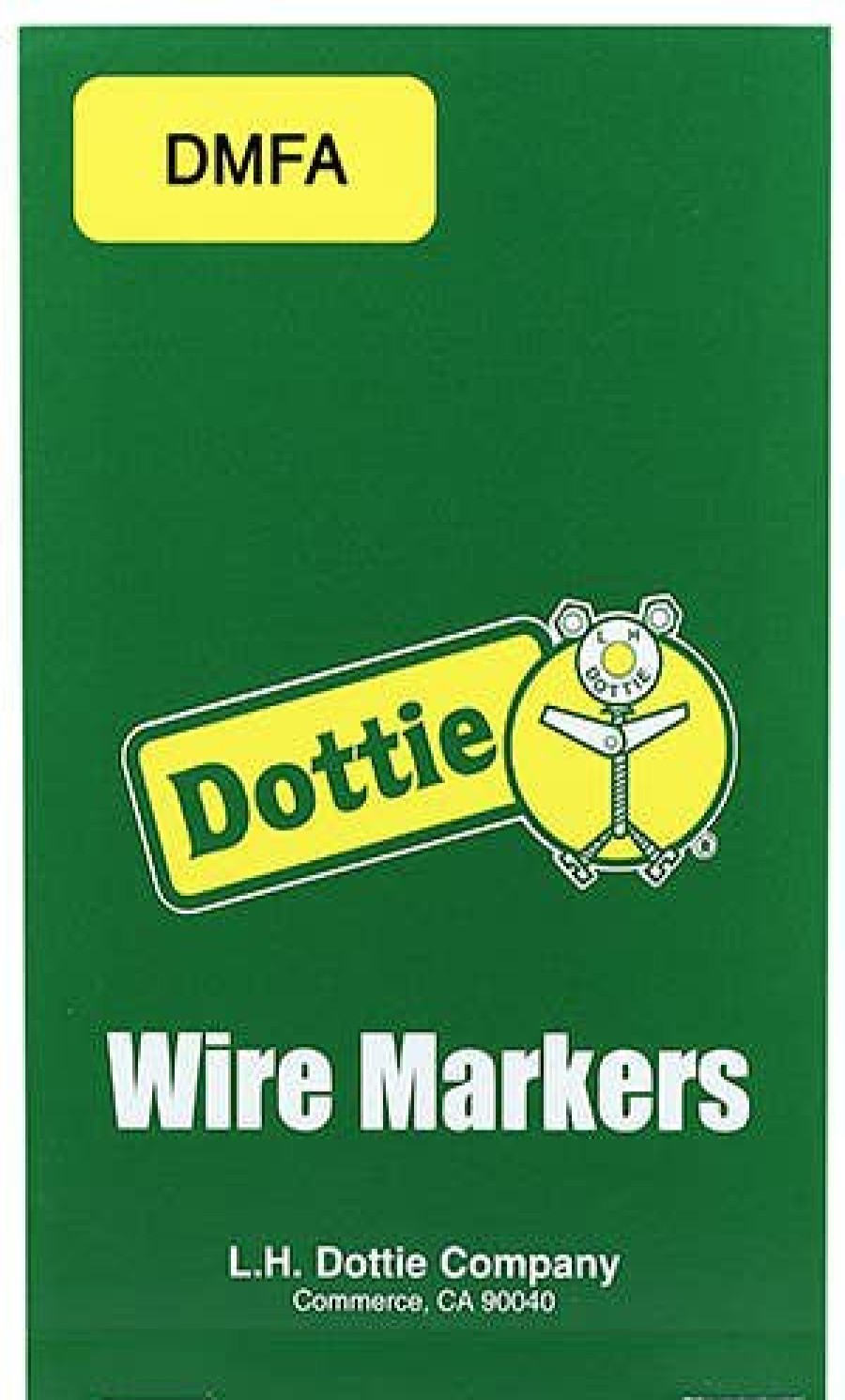 Chemicals & Tapes Dottie | Vinyl Cloth Wire Marker Book (Fire/Security)