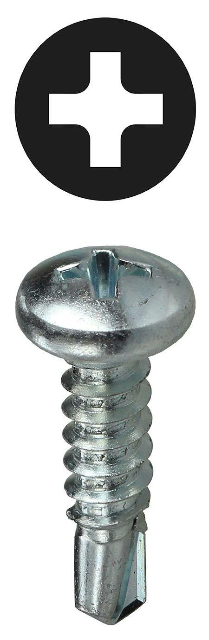 Core Products By Industry Dottie | #6 X 3/4'' Phillips Pan Head Self Drilling Screw