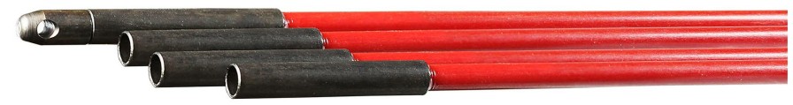 Chemicals & Tapes Dottie | 3/16'' X 30' Red Rod W/ Eye & Hook