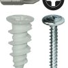 Anchors & Kits Dottie | #8 Nylon Walldriller Anchor Kit W/ Wafer Head Phillips Drive Screws (Tuff Pack)