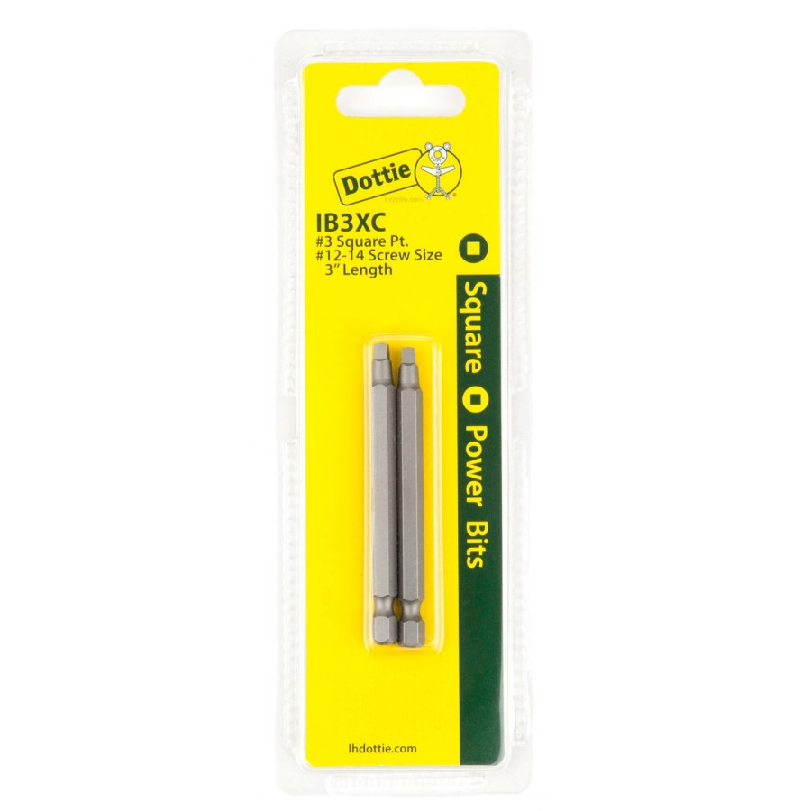 Tools & Specialty Items Dottie | #3 X 3'' Square Drive Power Bit (Carded)