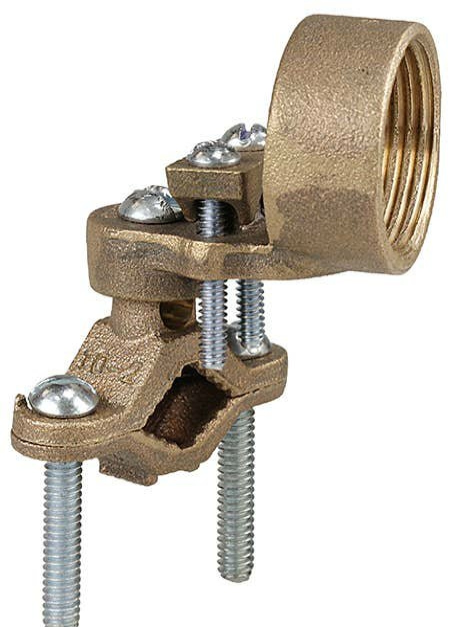 Fittings & Stampings Dottie | 1-1/4''-2'' Bronze Ground Clamp W/ 1'' Hub