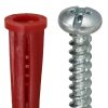 Core Products By Industry Dottie | #8 Red Conical Anchor Kit W/ Pan Head Combo Drive Screws