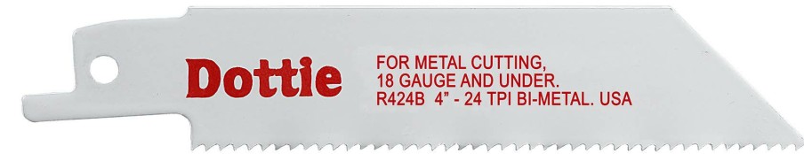 Tools & Specialty Items Dottie | 5/8'' X 4'' Bi-Metal Reciproblade