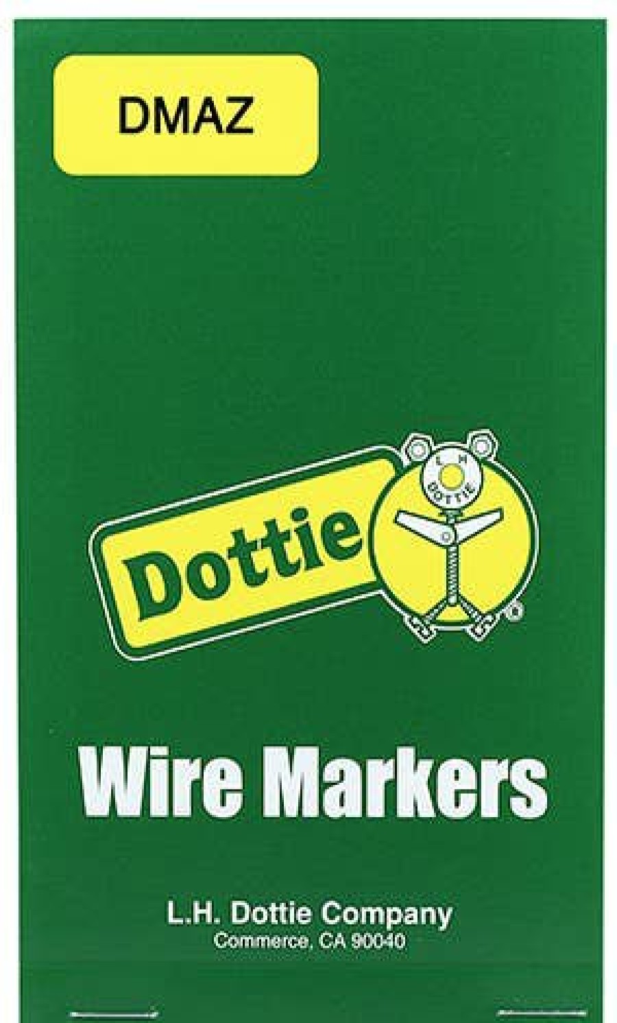 Chemicals & Tapes Dottie | Vinyl Cloth Wire Marker Book (A-Z)