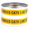 Chemicals & Tapes Dottie | 6'' X 1000' Orange Detectable Tape (Caution Buried Catv Line Below)