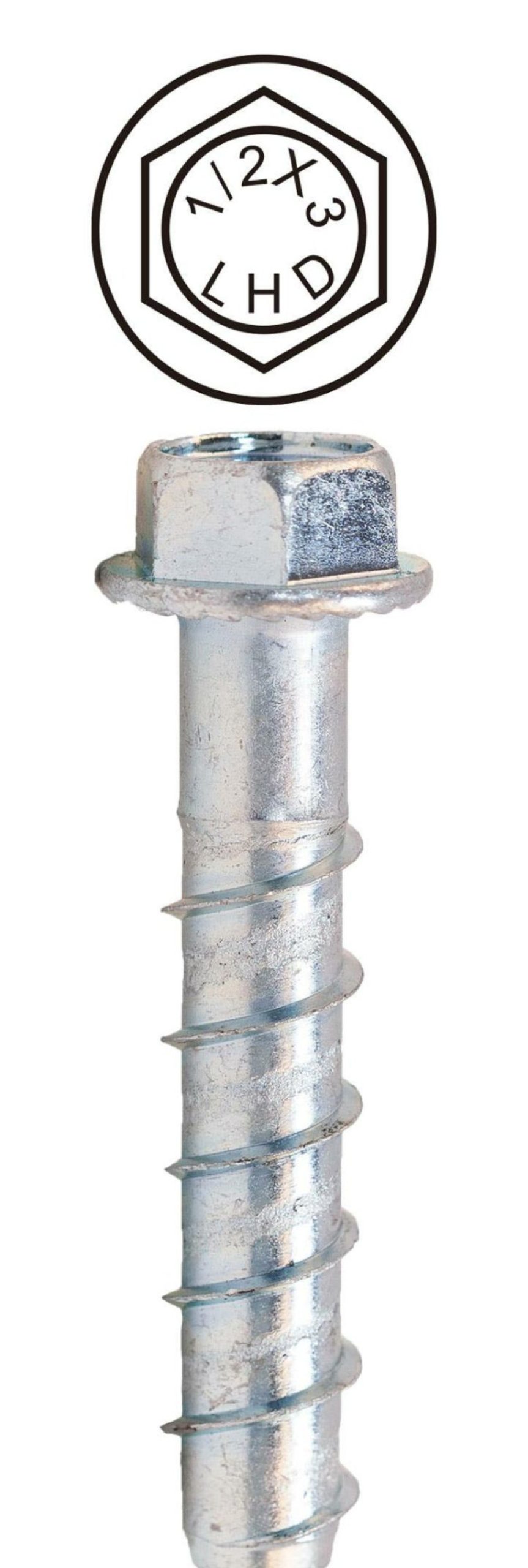 Anchors & Kits Dottie | 1/2'' X 3'' Hex Head Concrete Screw Bolt