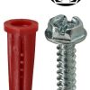 Core Products By Industry Dottie | #6 Red Conical Anchor Kit W/ Hex Head Combo Drive Screws