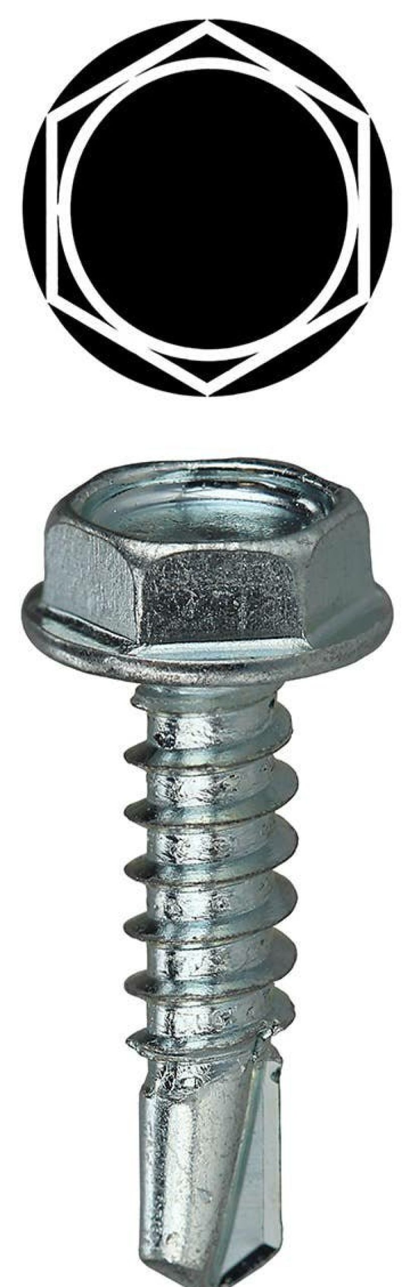 Core Products By Industry Dottie | #10 X 1/2'' Hex Washer Head Self Drilling Screw