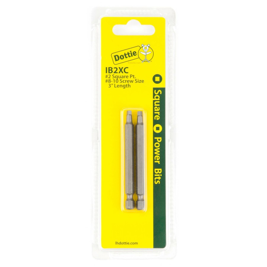 Tools & Specialty Items Dottie | #2 X 3'' Square Drive Power Bit (Carded)