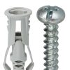 Anchors & Kits Dottie | #8 Grey Triple-Grip Anchor Kit W/ Pan Head Combo Drive Screws (Tuff Pack)