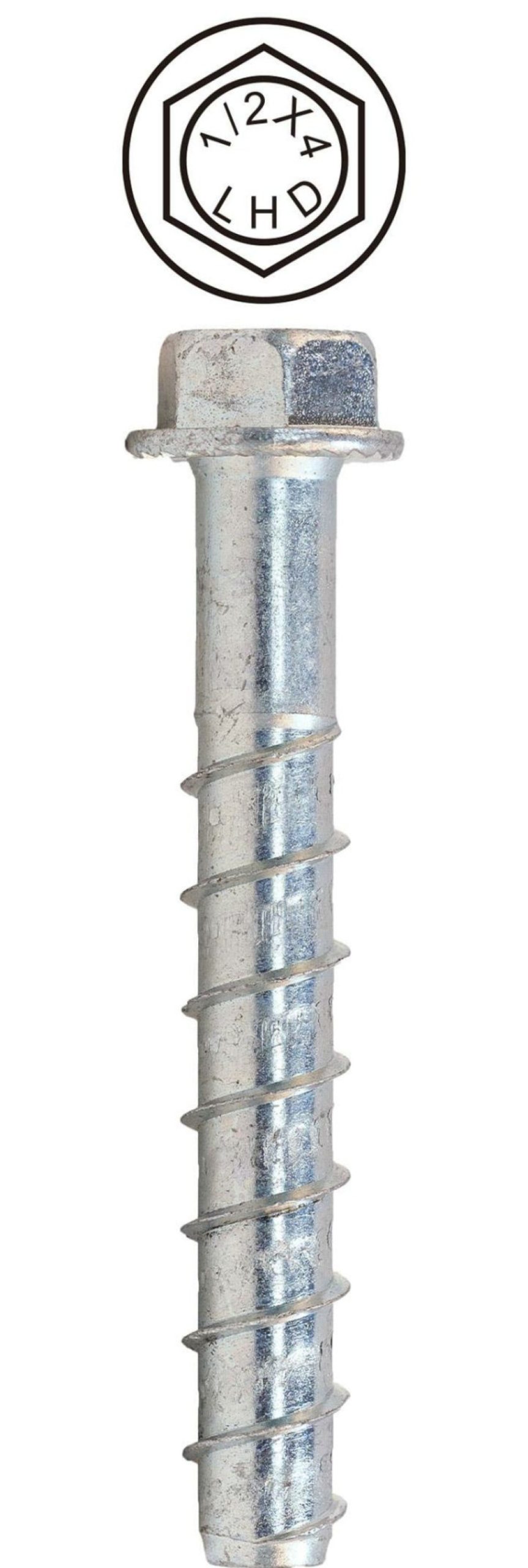 Anchors & Kits Dottie | 1/2'' X 4'' Hex Head Concrete Screw Bolt