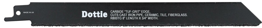 Tools & Specialty Items Dottie | 3/4'' X 8'' Carbide Grit Reciproblade